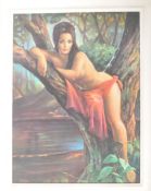 JOSEPH HENRY LYNCH - WOODLAND GODDESS - PRINT ON BOARD