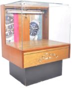 ROTARY - JEWELLERY SHOP DISPLAY GLASS CABINET / COUNTER