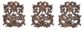 MATCHING SET OF THREE CONTEMPORARY INTERIOR FEATURES
