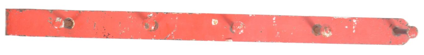 EARLY 20TH CENTURY UPCYCLED CAR SPRING COAT HOOK RACK