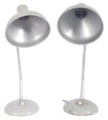 MATCHING PAIR OF RETRO 20TH CENTURY FRENCH DESK LAMPS