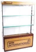 20TH CENTURY WIN INTERNATIONAL DISPLAY CABINET