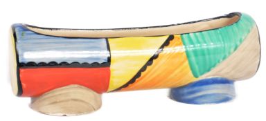 CLARICE CLIFF - ART DECO FLOWER TROUGH