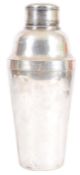 1930s ART DECO SILVER PLATED COCKTAIL SHAKER