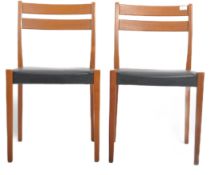 SVEGARDS MARKARYD - MATCHING PAIR OF TEAK CHAIRS