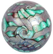 MICHAEL HARRIS FOR ISLE OF WIGHT - GLASS PAPERWEIGHT