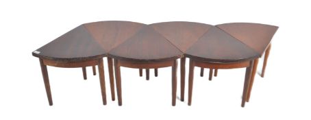 VINTAGE ART DECO SIX SECTION MODULAR PUZZLE COFFEE TABLE