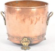 LATE 19TH CENTURY COPPER AND BRASS PLANTER