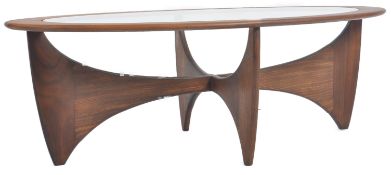 G PLAN - ASTRO - MID CENTURY TEAK AND GLASS COFFEE TABLE