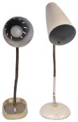 TWO RETRO VINTAGE DESK LAMP LIGHTS
