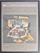 HOCKNEY'S PHOTOGRAPHS - 1980s EXHIBITION POSTER