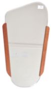 MID CENTURY TEAK FRAMED A-SYMMETRIC MIRROR