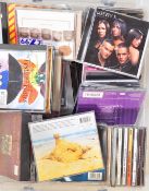 LARGE COLLECTION OF CONTEMPORARY COMPACT DISCS.