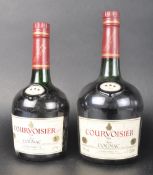 TWO BOTTLES OF COURVOISIER COGNAC