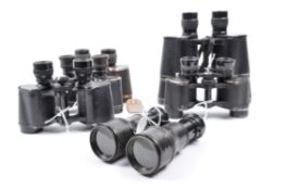 COLLECTION OF 6X ASSORTED VINTAGE BINOCULARS