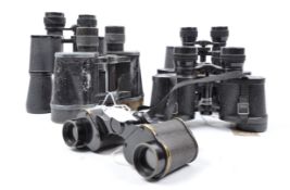 COLLECTION OF ASSORTED VINTAGE BINOCULARS