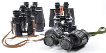 COLLECTION OF 7 X ASSORTED VINTAGE BINOCULARS