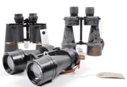 COLLECTION OF 7 x 50 VINTAGE BINOCULARS