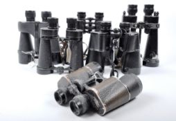 COLLECTION OF ASSORTED VINTAGE BINOCULARS