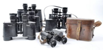 COLLECTION OF ASSORTED VINTAGE BINOCULARS