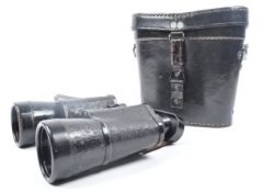 WWII SECOND WORLD WAR CASED CARL ZEISS BLC + 10x50 DIENSTGLAS VINTAGE BINOCULARS