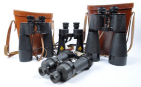 COLLECTION OF ASSORTED VINTAGE BINOCULARS