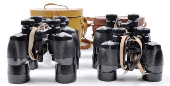 COLLECTION OF VINTAGE ROSS BINOCULARS