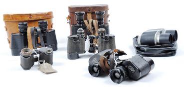 COLLECTION OF 6X ASSORTED VINTAGE BINOCULARS