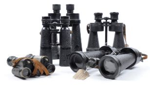 COLLECTION OF ASSORTED VINTAGE BINOCULARS