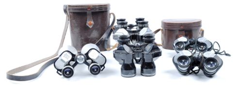 COLLECTION OF 6X MINIATURE VINTAGE BINOCULARS