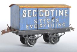 VINTAGE HORNBY O GAUGE TINPLATE ROLLING STOCK WAGON