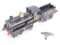 VINTAGE HORNBY O GAUGE TINPLATE CLOCKWORK LOCOMOTIVE