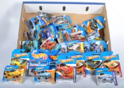 COLLECTION OF ASSORTED CARDED MATTEL HOT WHEELS DIECAST MODELS