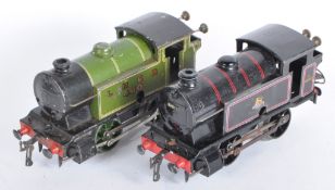 TWO HORNBY O GAUGE TINPLATE CLOCKWORK LOCOMOTIVES