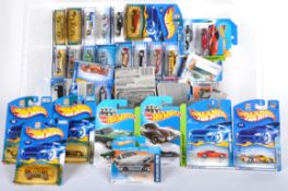 COLLECTION OF ASSORTED CARDED MATTEL HOT WHEELS DIECAST MODELS