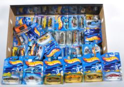COLLECTION OF ASSORTED CARDED MATTEL HOT WHEELS DIECAST MODELS