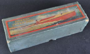 VINTAGE HORNBY TINPLATE CLOCKWORK SPEEDBOAT