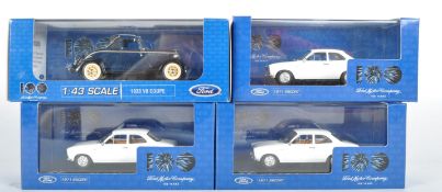 COLLECTION OF MINICHAMPS FORD MOTOR COMPANY DIECAST MODEL CARS