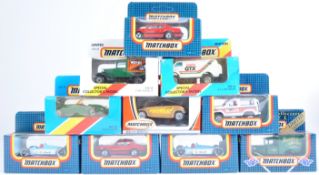 COLLECTION OF X10 VINTAGE MATCHBOX DIECAST MODEL CARS