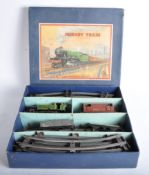 VINTAGE HORNBY O GAUGE TINPLATE CLOCKWORK TRAINSET