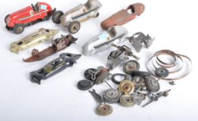 COLLECTION OF VINTAGE SCHUCO CLOCKWORK CAR PARTS