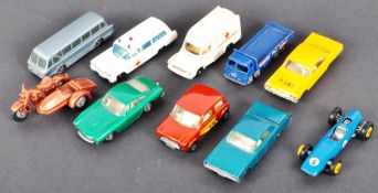 COLLECTION OF VINTAGE LESNEY MADE MATCHBOX DIECAST MODELS
