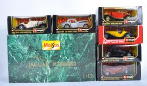 COLLECTION OF BBURAGO & MAISTO DIECAST MODEL CARS