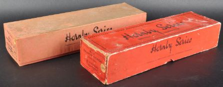 TWO VINTAGE HORNBY O GAUGE TINPLATE ROLLING STOCK WAGONS