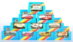 COLLECTION OF X10 VINTAGE MATCHBOX DIECAST MODEL CARS