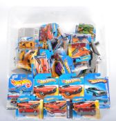 COLLECTION OF ASSORTED CARDED MATTEL HOT WHEELS DIECAST MODELS