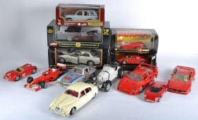 COLLECTION OF ASSORTED 1/18 SCALE DIECAST MODEL CARS
