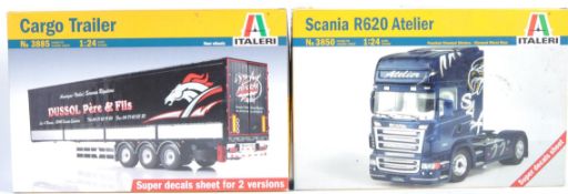 TWO ITALERI 1/24 SCALE PLASTIC MODEL KITS