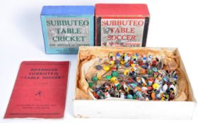COLLECTION OF VINTAGE SUBBUTEO TABLE TOP FOOTBALL TEAM FIGURES