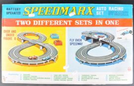VINTAGE LOUIS MARX ' SPEEDMARX ' SLOT CAR RACING SET